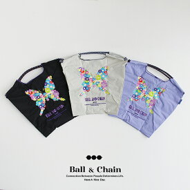 Ball＆Chain ボールアンドチェーン トートバッグ(M) F.BUTTRRFLY 301015【RCP】エコバッグ ギフト