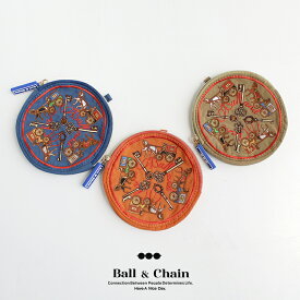 Ball＆Chain ボールアンドチェーン　KEY&CARRIAGE CIRCLE POUCH サークルポーチ 301638【RCP】ポーチ ギフト