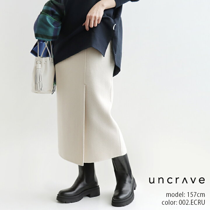 楽天市場】【50％OFF】uncrave WHITE アンクレイヴ リバー スカート SK 