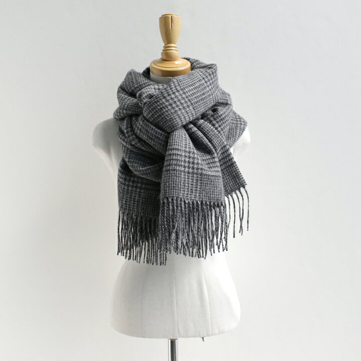 楽天市場】THROW スロー DAVID ダブルフェイスグレンチェックストール  