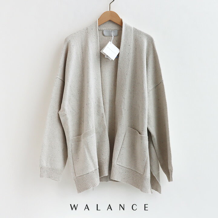 楽天市場】WALANCE ワランス Recycle denim knit cardigan リサイクル 