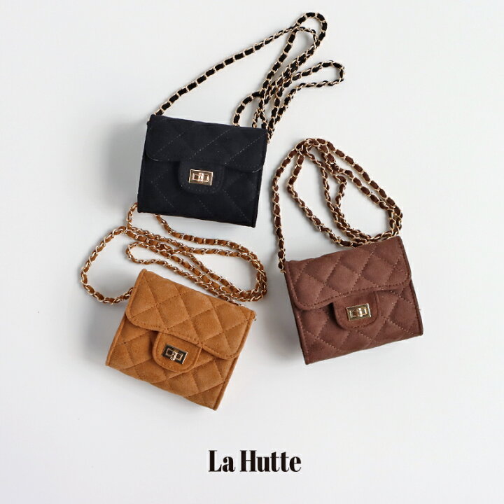 楽天市場】La Hutte ラ ユット スエードキルティングチェーン 