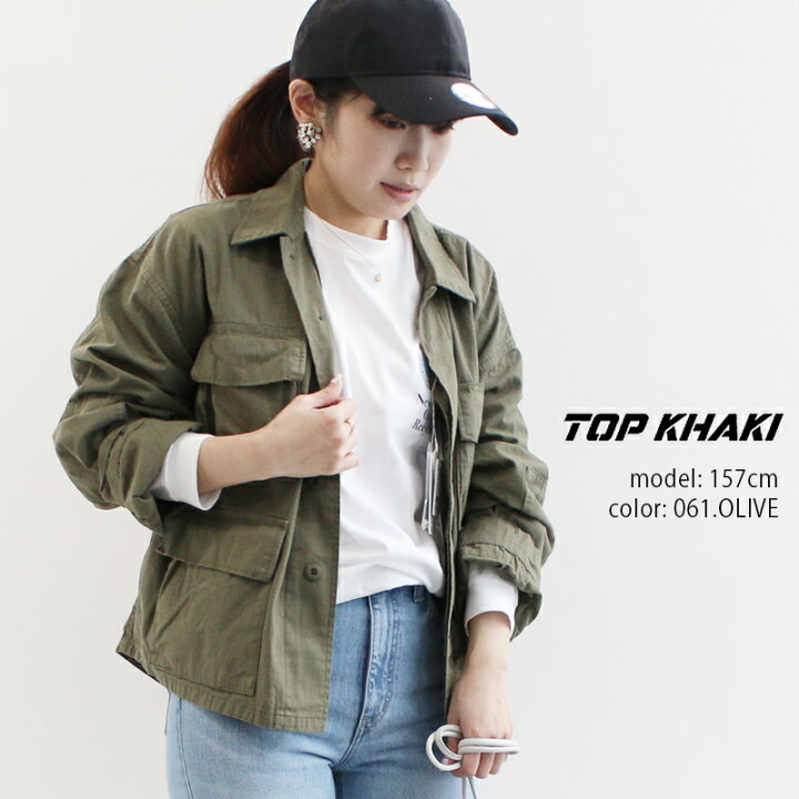 楽天市場】TOP KHAKI トップカーキ BDU SHIRT ミリタリーシャツ 