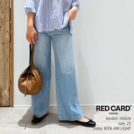 RED CARD TOKYO レッドカード　Slogan ストレートデニムパンツ 98W10701ALT 【RCP】2025SS 313d