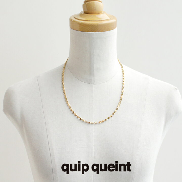 楽天市場】quip queint クイップクエイント anker chain necklace GD 