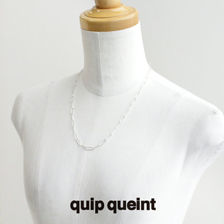 楽天市場】quip queint クイップクエイント rectangle chain necklace 