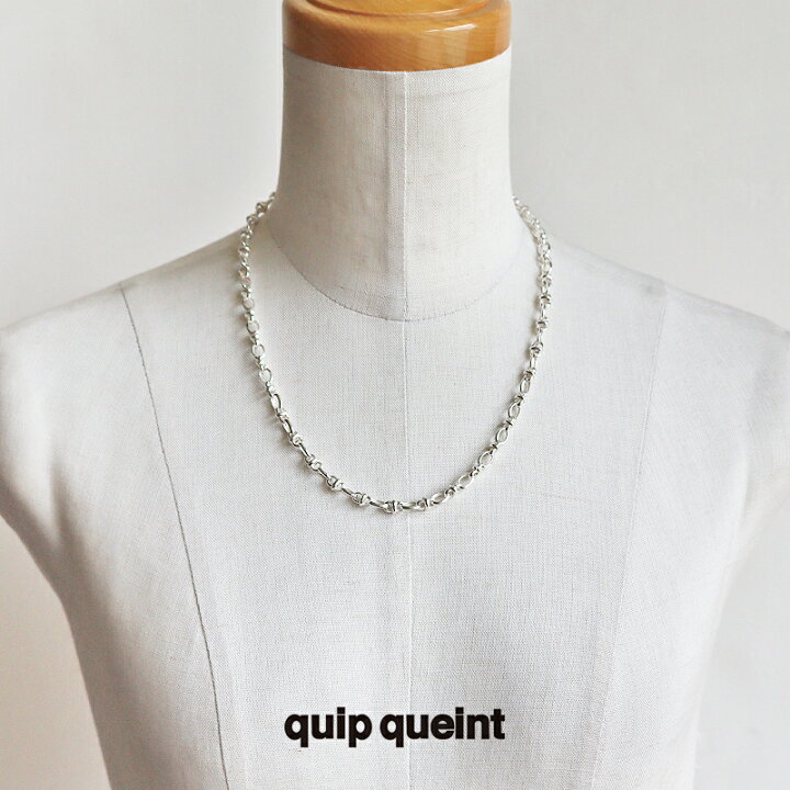 楽天市場】quip queint クイップクエイント OVAL CHAIN LONG NECKLACE 