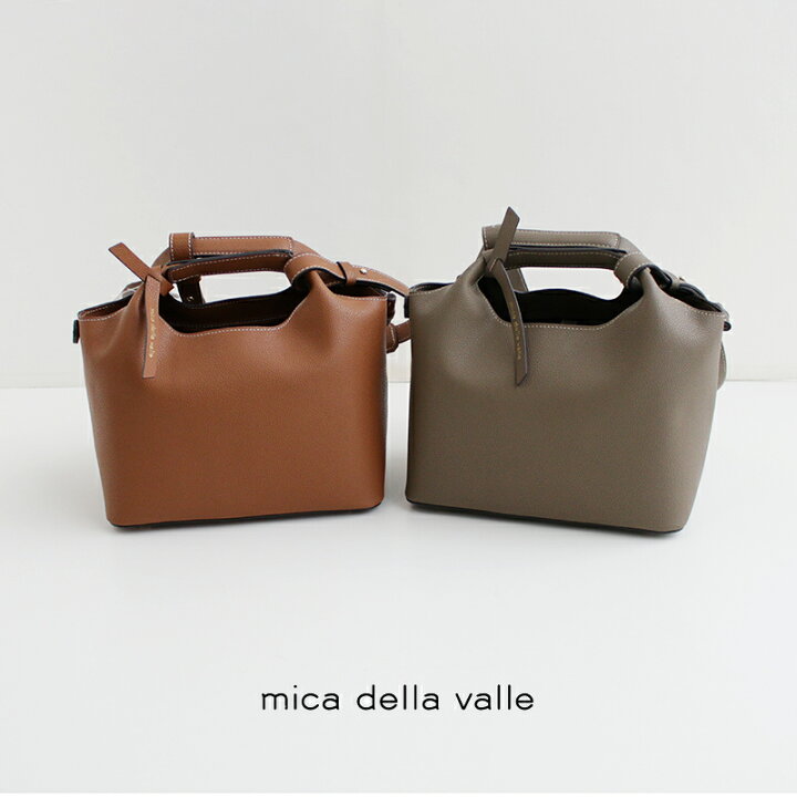 楽天市場】mica della valle ミカデラヴァッレ Rufina 牛底革バッグ SO 