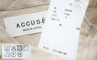 【2020SS】accuseアキュゼフレンチリネンシャツ205045【RCP】