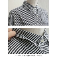 【2018AW】【送料無料】accuse×MMN【別注アイテム】アキュゼワイヤー入りドロップショルダーシャツ183127【RCP】