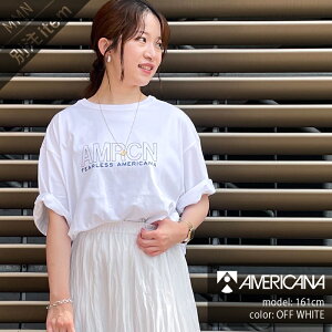 AMERICANA×MMN�y�ʒ��A�C�e���z �A�����J�[�i AMRCN2way���S�v�����gT�V���c ASO-M-717GB/1�yRCP�z2024SS �J�b�g�\�[ ���ST ammk263