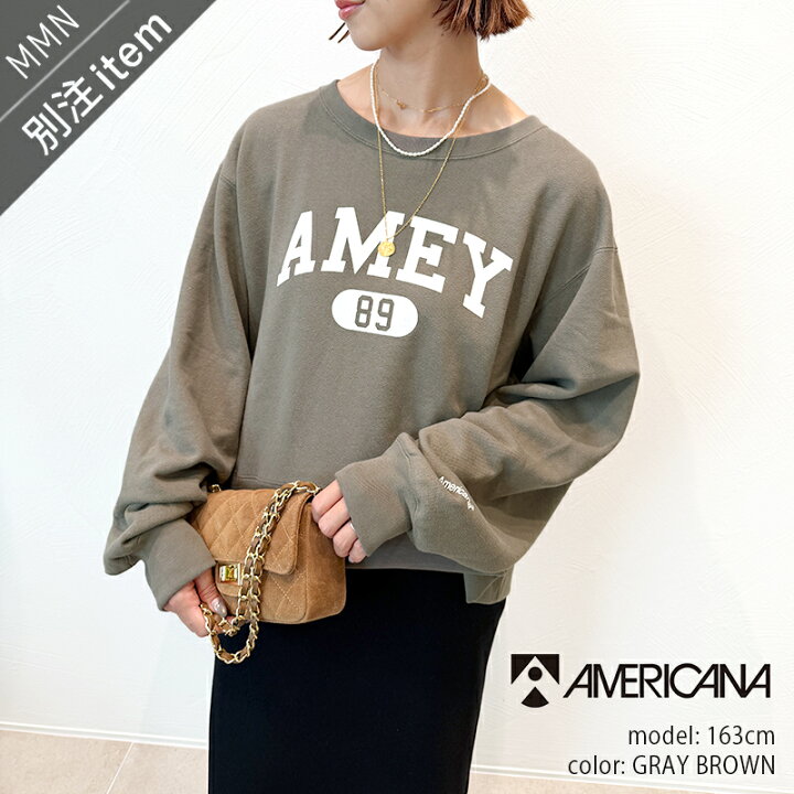 楽天市場】AMERICANA×MMN【別注アイテム】 アメリカーナ AMEYロゴ 