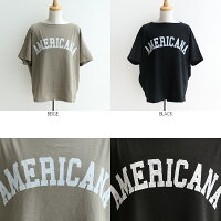 【2018SS】AMERICANA×MMN【別注アイテム】アメリカーナバックボリュームTシャツASO-253EW【RCP】