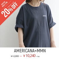 【送料無料】【2018★SS】AMERICANA×MMN【別注アイテム】アメリカーナカットソーワンピースASO-281EW【RCP】