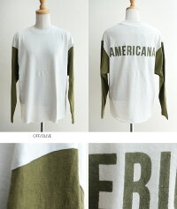 \ロゴ別注アイテム/【2018SS】AMERICANA×MMN【別注アイテム】アメリカーナベースボールロゴTシャツBRF-356A【RCP】