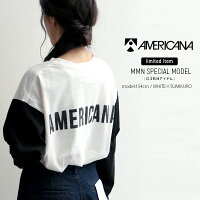 【10%★OFF】AMERICANA×MMN【ロゴ別注】アメリカーナベースボールロゴTシャツBRF-356AEW【RCP】americanafair
