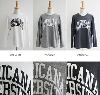 【2019SS】AMERICANA×MMN【別注アイテム】アメリカーナ天竺ベールボールロゴTシャツASO-312GB【RCP】