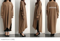 【2019SS】【送料無料】AMERICANA×MMN【別注アイテム】アメリカーナサイドジップサーマルワンピースASO-298WEW【RCP】