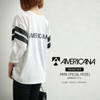 【2019SS】AMERICANA×MMN【ロゴ別注アイテム】アメリカーナラフィー天竺ボールティーBRF-399AEW【RCP】