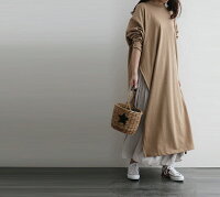 【10%★OFF】【2019SS】【送料無料】AMERICANA×MMN【別注アイテム】アメリカーナヘビーループカット天竺サイドジップワンピースASO-329GB【RCP】