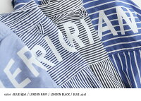 【2019AW】【送料無料】AMERICANA×MMN【別注アイテム】アメリカーナバックロゴストライプシャツワンピースASO-318GB【RCP】
