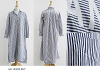 【2019AW】【送料無料】AMERICANA×MMN【別注アイテム】アメリカーナバックロゴストライプシャツワンピースASO-318GB【RCP】