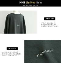 【2020SS】AMERICANA×MMN【別注アイテム】アメリカーナback刺繍カットソーBRF-451AGB【RCP】