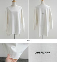 【2020SS】AMERICANA×MMN【別注アイテム】アメリカーナバック刺繍カットソーBRF-451AGB【RCP】