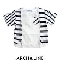 【2018SS】【kids】ARCH&LINEアーチアンドラインフレアコンビシャツAL811343【RCP】