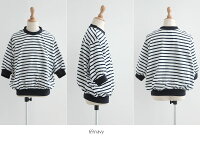 【2020SS】【kids】ARCH&LINEアーチアンドラインボーダーバルーンスリーブプルオーバーAL201338【RCP】