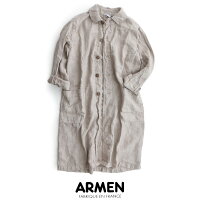 【期間限定POINT10倍】【2019SS】【送料無料】ARMENアーメンバックポケット付きオーバーサイズワークコートNAM1781LH【RCP】