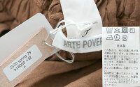 【2020SS】ARTEPOVERAアルテポーヴェラリネン染めギャザーロングスカート2020spring79【RCP】ボトムス