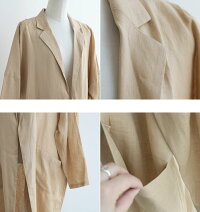 【2020SS】AudreyandJohnWadオードリーアンドジョンワッドリネンガウンスプリングコートH4200【RCP】