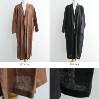 【10%★OFF】【2020SS】AudreyandJohnWadオードリーアンドジョンワッドリネンガウンスプリングコートH4200【RCP】
