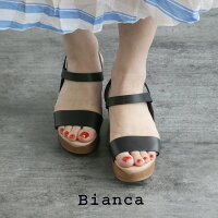 【2020SS】Bianca×MMN【別注アイテム】ビアンカゴムベルトウェッジサンダル8156【RCP】
