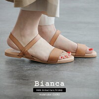 【2020SS】Bianca×MMN【別注アイテム】ビアンカゴムバンドフラットサンダル8153【RCP】