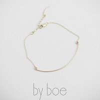【2019SS】byboeバイボーカーブワイヤーピースチェーンブレスレットB37【RCP】