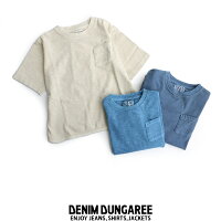 【2018SS】【kids】DENIMDUNGAREEデニムダンガリー天竺ポケットTシャツ782405【RCP】