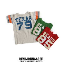 【2018SS】【kids】DENIMDUNGAREEデニムダンガリー天竺フットボールTシャツ782419【RCP】遠足・アウトドア・子供