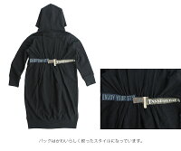 【2018AW】【kids】DENIMDUNGAREEデニムダンガリー裏毛FREEDOMフードワンピース(130cm/140cm)788515【RCP】キッズ・トップス