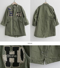 【2019AW】【送料無料】【kids】【120cm】DENIMDUNGAREEデニムダンガリーウェザーワッペンジャケット798210【RCP】
