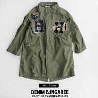 【2019AW】【送料無料】【kids】【120cm】DENIMDUNGAREEデニムダンガリーウェザーワッペンジャケット798210【RCP】