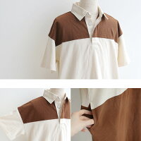 【2020SS】【Kids】【120cm】DENIMDUNGAREEデニムダンガリー天竺切替えワンピース702509【RCP】
