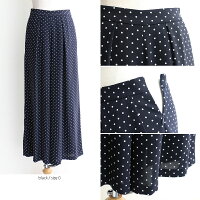 【2018SS】【送料無料】dolly-seanドリーシーンドットダブルクロスワイドパンツM8854【RCP】