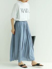 【2020AW】DONEEYUドニーユヴィンテージサテンマキシレングスギャザースカートU2750【RCP】
