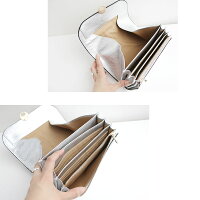 【2019SS】【送料無料】HashibamiハシバミラウンドフォルムメタリックウォレットバッグHa-1812-961【RCP】