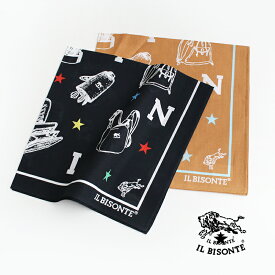 IL BISONTE イルビゾンテ DESIGN BANDANA バンダナ 54172-3-04194【RCP】雑貨 ハンカチ プレゼント ギフト