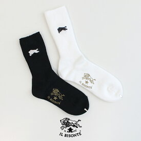 IL BISONTE イルビゾンテ　LOGO EMBROIDERY SOCKS　ソックス　54232-3-09483【RCP】靴下 ギフト ユニセックス