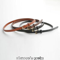 【2019SS】HADDON&JONESハッドンアンドジョーンズ15mmレザーベルトHL5【RCP】