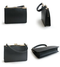 【2019AW】【送料無料】AULENTTI×MMN【別注アイテム】オウレンティ2wayレザースクエアバッグFG-189556-CR-B【RCP】フォーマルがま口